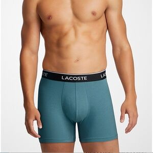 Lacoste teal green logo-waist boxer brief NWT